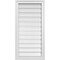 Ekena Millwork Vertical Surface Mount PVC Gable Vent: Functional, w/ 2"W x 1-1/2"P Brickmould Frame, 18"W x 36"H GVPVE18X3602SF - alternate 1